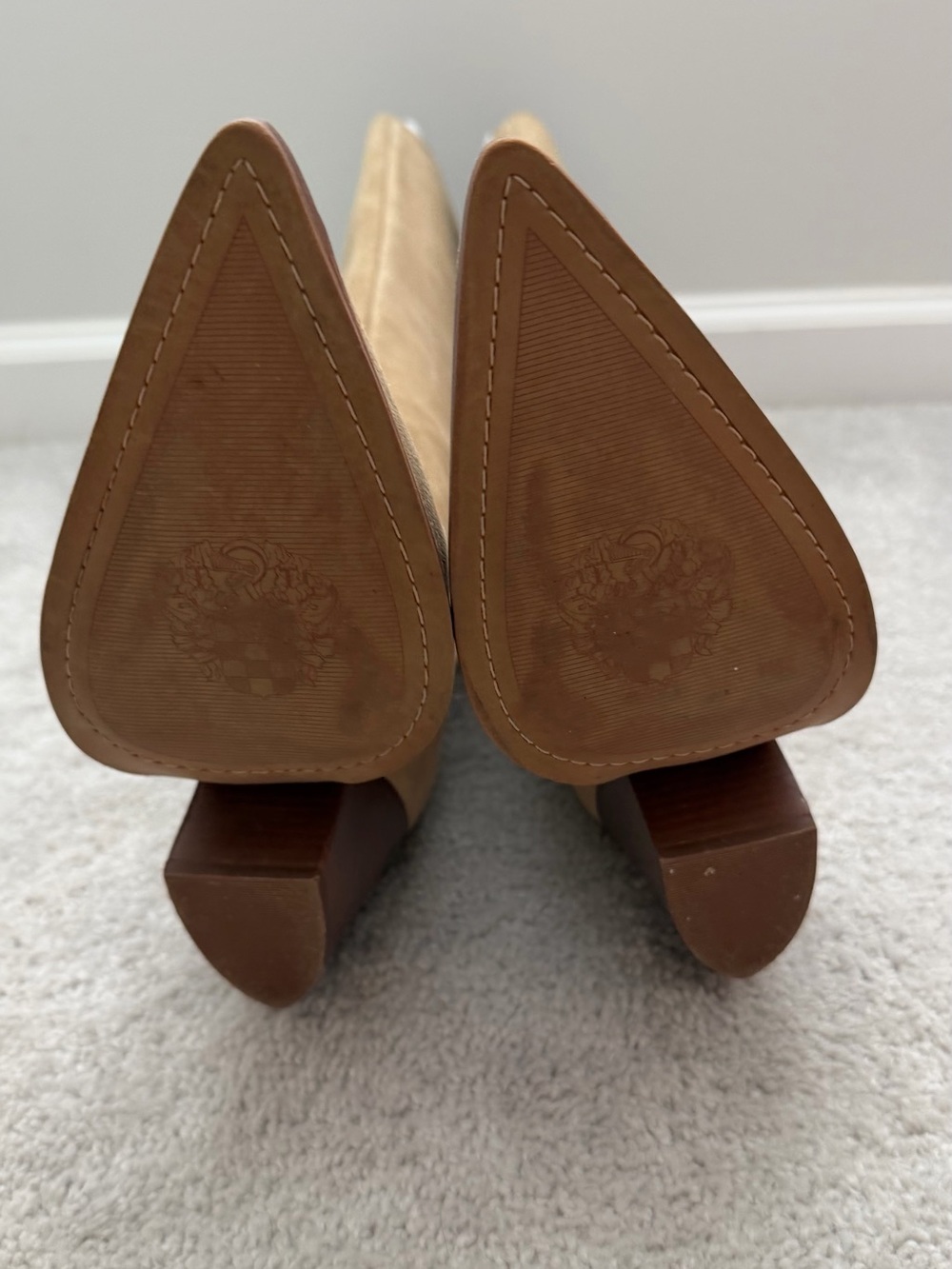 Vince Camuto Oyennda Tortilla Wide Calf Suede Knee-High Boots 9.5 - Picture 6 of 6